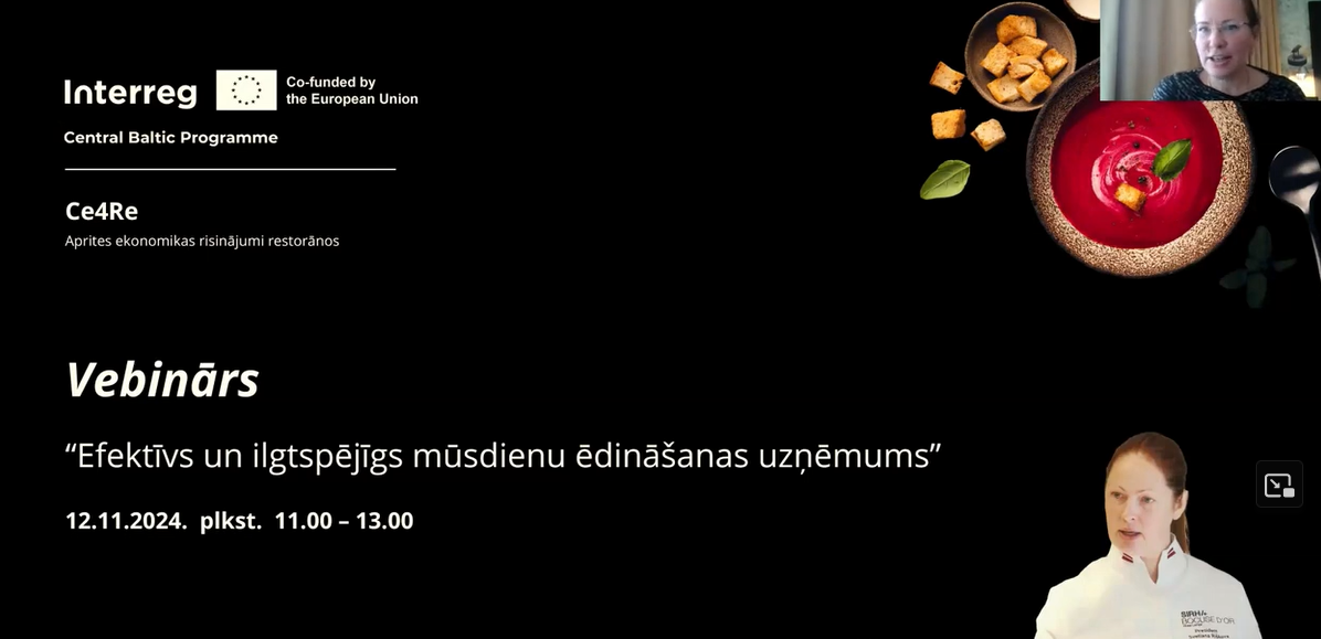 “Efficient and Sustainable Modern Catering Business” with Svetlana Riškova