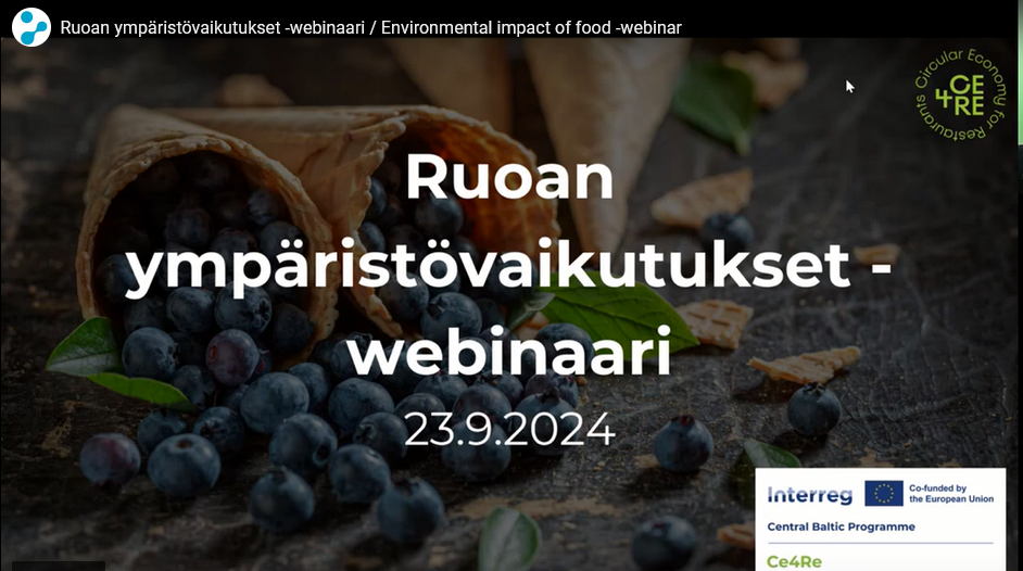 Environmental impact of food